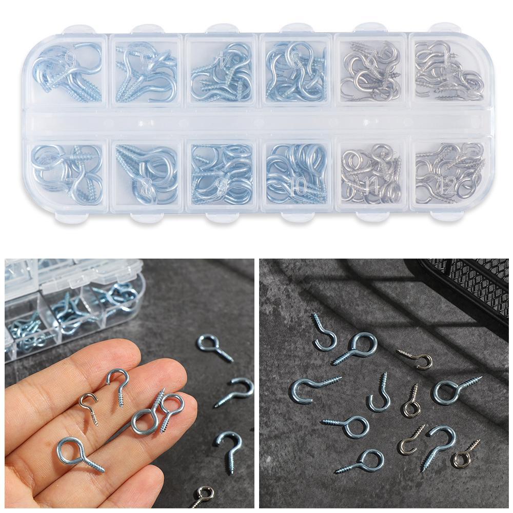 WATTLE Set 100 Móc Làm Trang Sức Màu Bạc