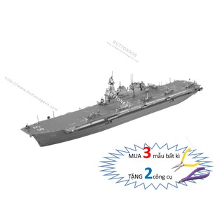 Mô Hình Lắp Ghép kim Loại 3D Tàu Sân Bay Izumo – Nhật