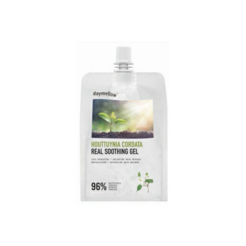 Gel Dưỡng Ẩm Daymellow Houttuynia Cordata Soothing Chiết Xuất Lá Diếp Cá 300g Hàn Quốc