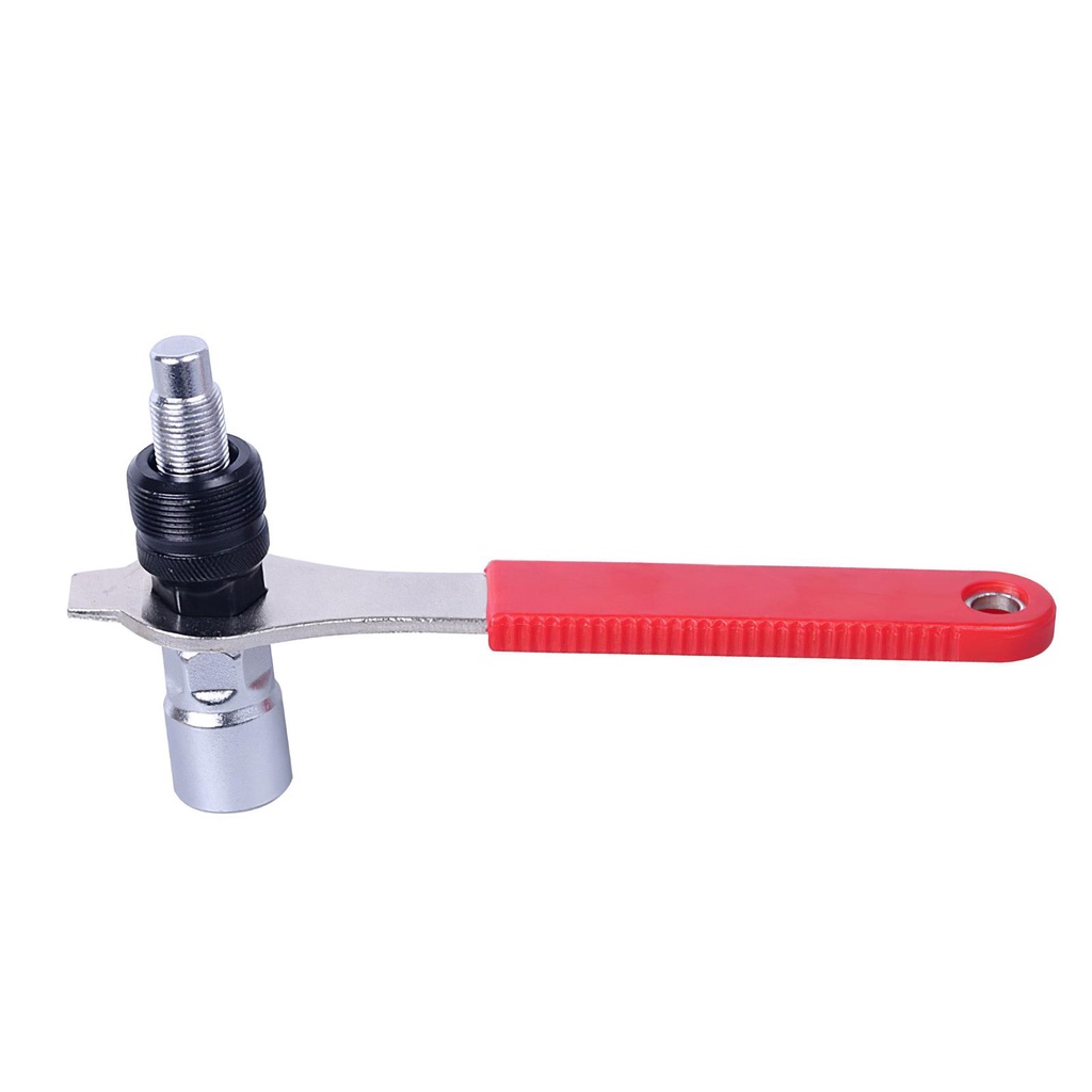 [Kitch]Bike Chain Wrench Inner Hexagon Carbon Steel with Cassette Removal Tool Auxiliary Flywheel Spanner Crank Puller