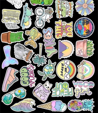Set 100 Miếng Dán Graffiti Chống Nước Trang Trí Đa Năng