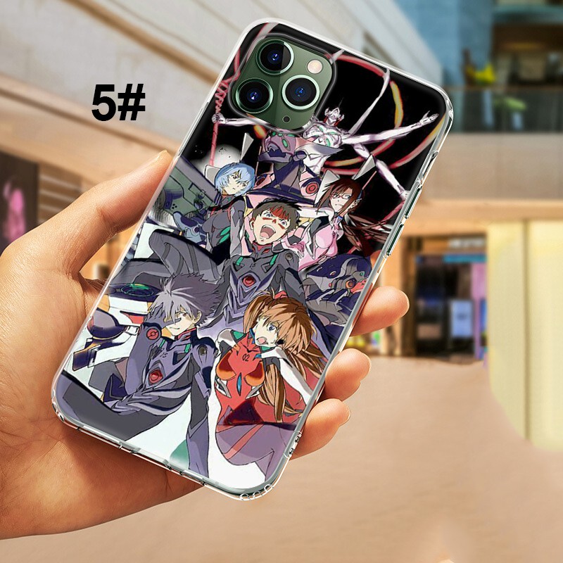 Ốp điện thoại silicon họa tiết anime Neon Genesis Evangelion NS38 cho iPhone XR X Xs Max 8 7 6s 6 Plus 5 5s SE 2020