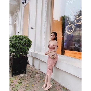 Đầm trể vai bèo