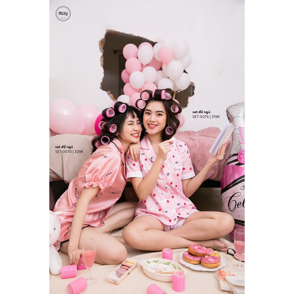 Bộ cộc thô hình thỏ+mèo
