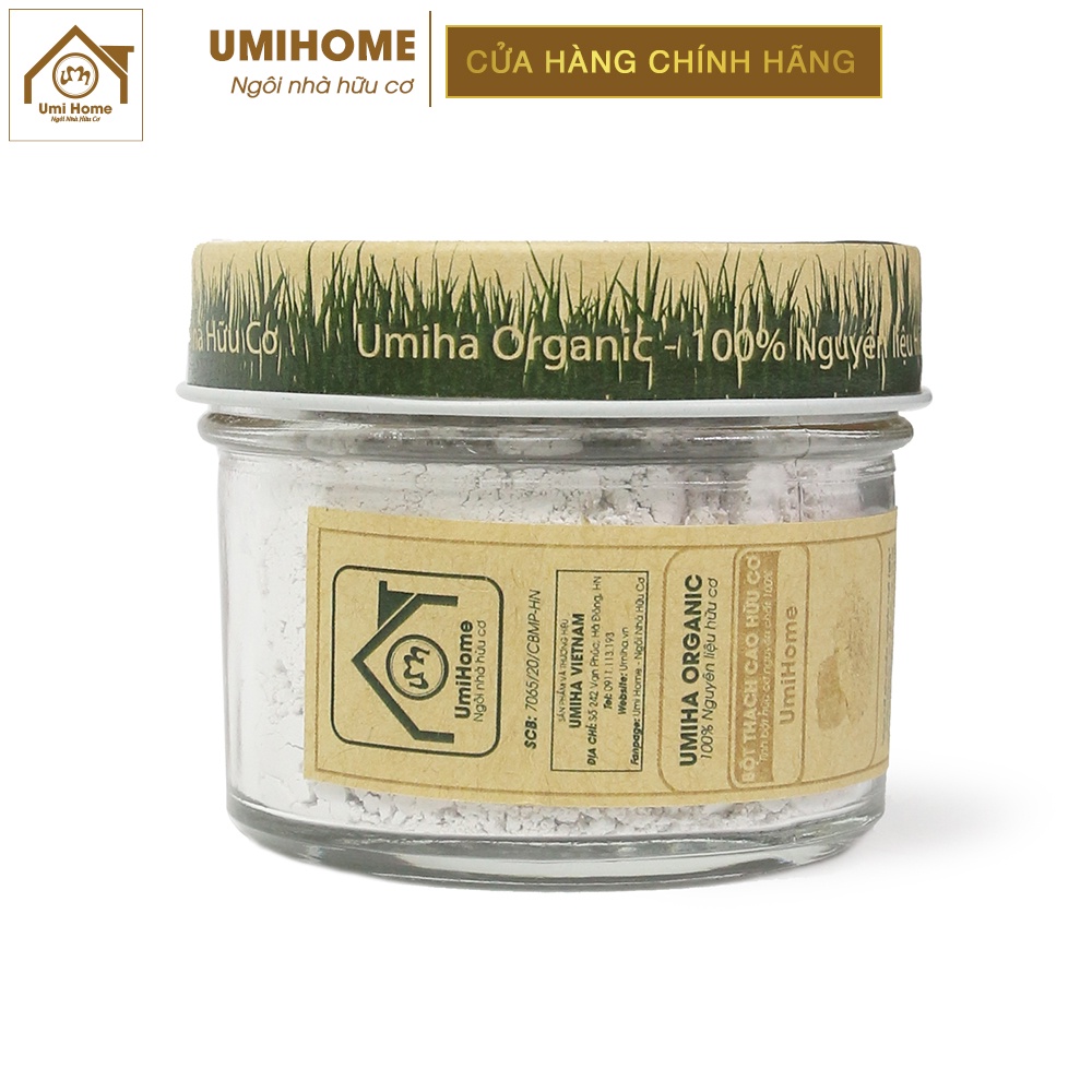 Bột Thạch Cao đắp mặt nạ UMIHOME nguyên chất 135G