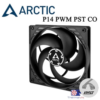 Quạt Fan Case 14cm Arctic P14 PWM PST CO - Quay êm 1700 vòng sức gió 72.8 CFM, bền bỉ với ổ trục vòng bi bền bỉ