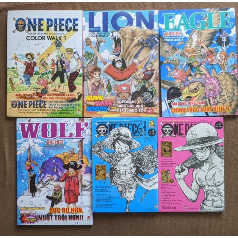 One Piece Color Walk 1-3-4-8