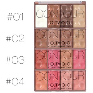 Bảng phấn má tạo khối contour o.two.o