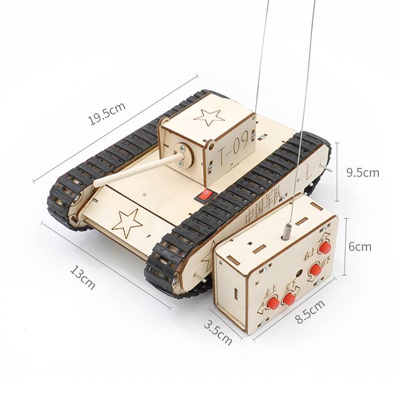 Xe Ô Tô Điều Khiển Từ Xa STEM Đồ Chơi Khoa Học Đồ Chơi Phát Triển Trí Tuệ Xe Tăng Tự Lắp Ghép Điều Khiển