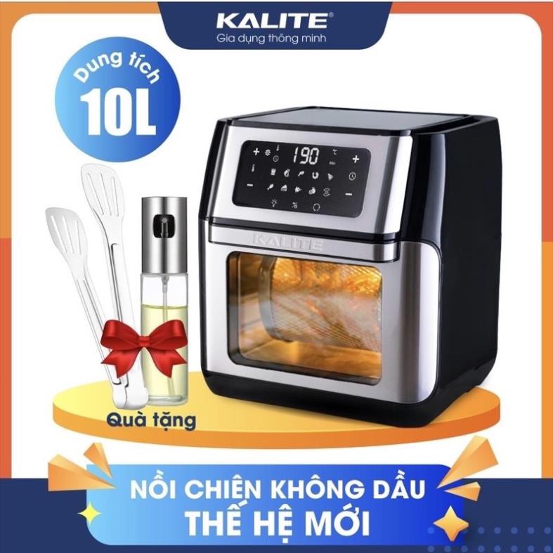 [Mã ELHADEV giảm 4% đơn 300K] Nồi chiên không dầu Kalite Q10 - dung tích 10L - Hàng chính hãng có quà tặng