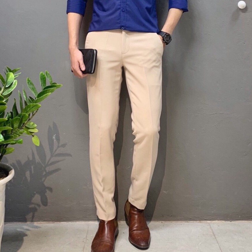 ( Hàng Xịn VNXK ) Quần Âu Nam, Quần Tây Nam Hàng Cao Cấp Vải Chéo 79 Chống Nhăn Dày Dặn Co Dãn, Không Nhăn Không Xù | BigBuy360 - bigbuy360.vn
