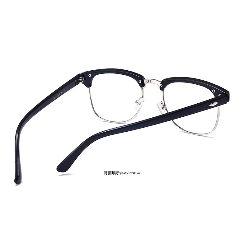 Kính mắt nửa gọng chống tia sáng xanh phong cách Hàn Quốc cho nam nữ