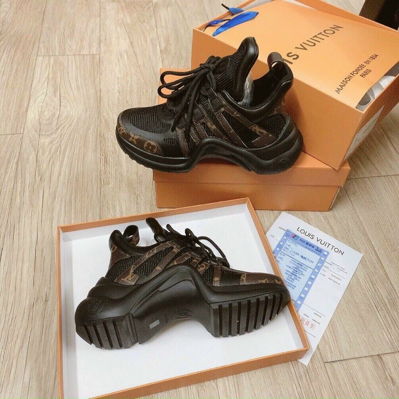 Giày LV. Archlight full đen hàng 1:1 chất lượng