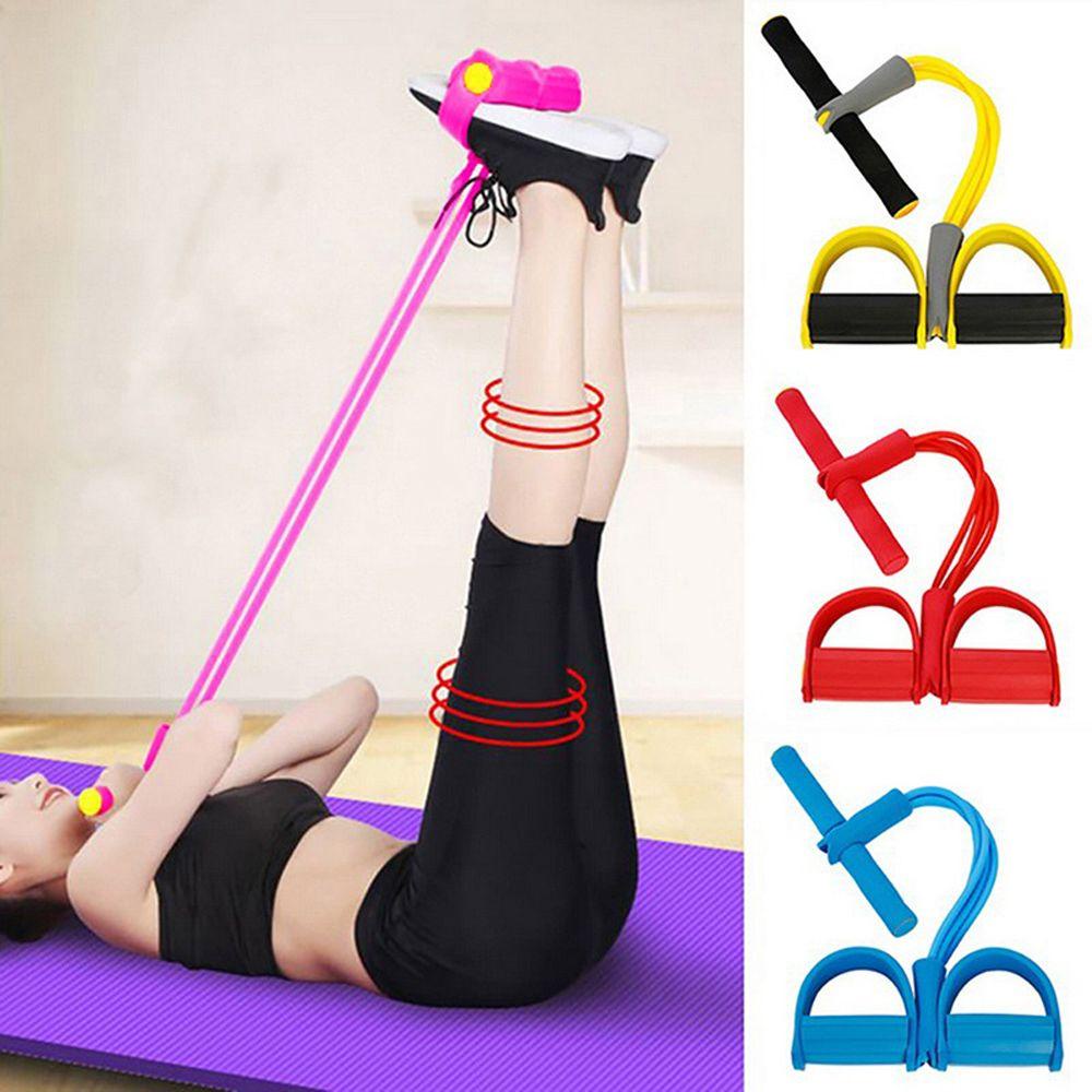 Dây Đai Kháng Lực 4 Ống Hỗ Trợ Luyện Tập Yoga / Thể Hình Trong Nhà