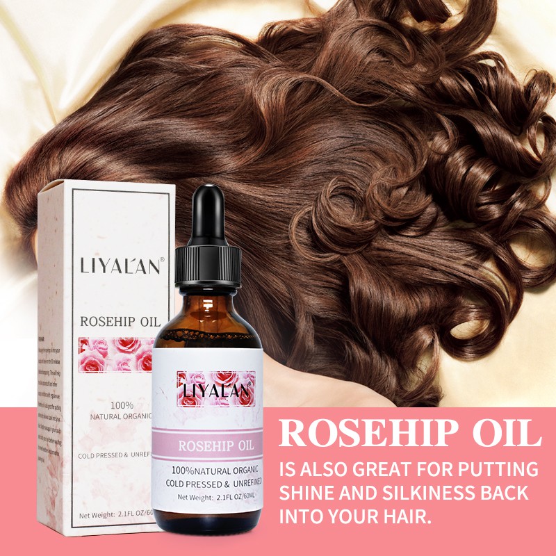 Dầu Dưỡng LIYAL'AN Chăm Sóc Da Mặt Chống Nếp Nhăn 100% Hữu Cơ Tự Nhiên 60ml