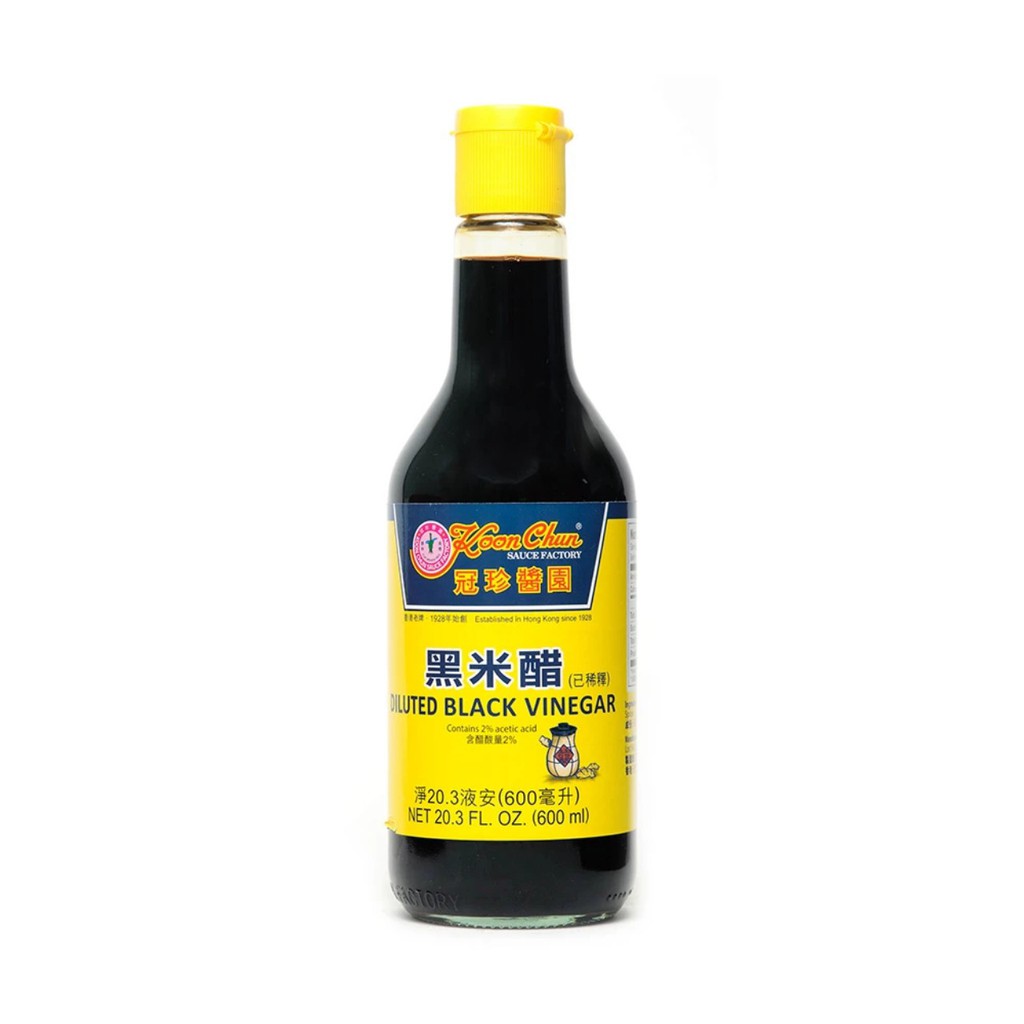 Giấm Đen Hong Kong 500ml/ Dấm Đen KoonChun Diluted Black Vinegar Hong Kong/ Dấm Đen Hong Kong