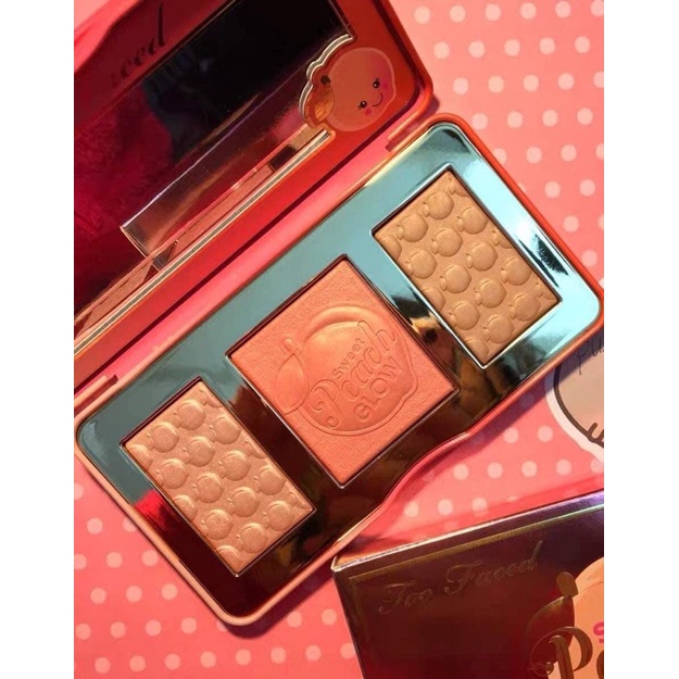 Bảng Phấn Má Highlight too faced sweet peach glow palette