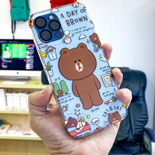 Ốp gấu Brown chính hãng Line Friend cho Iphone 12 Pro max và các đời khác