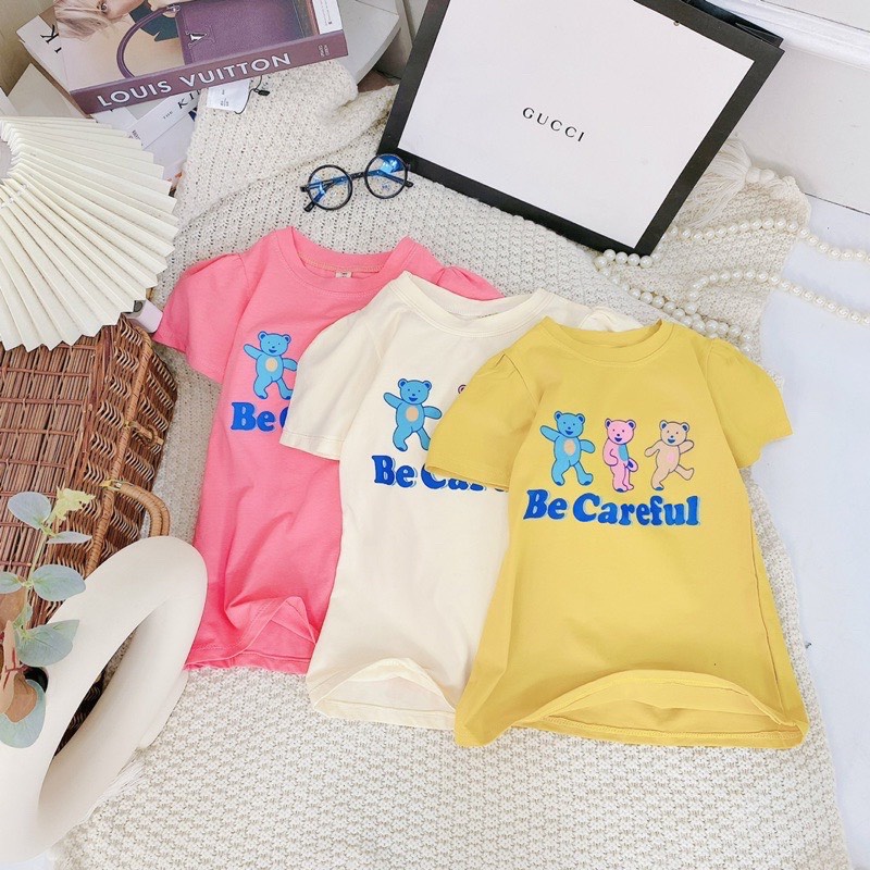 [HOT] VÁY SUÔNG GẤU CƯNG TAY BỒNG CHẤT COTTON MỀM MÁT SIÊU ĐÁNG YÊU CHO BÉ 8-25KG. VIDEO THẬT. XƯỞNG MAY BIBO