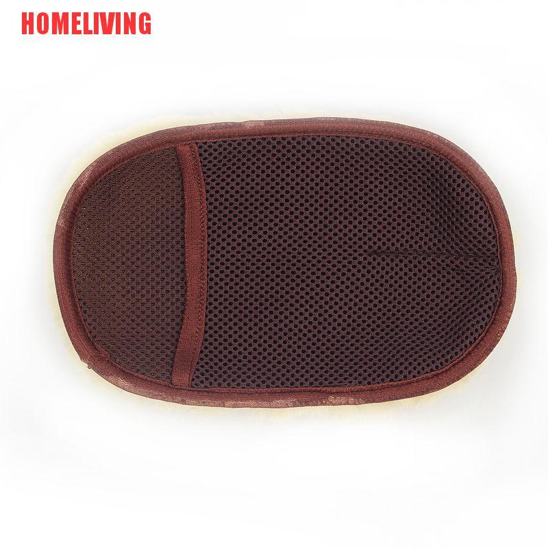 Găng Tay Lông Cừu Siêu Mềm Vệ Sinh Xe Hơi Tiện Dụng