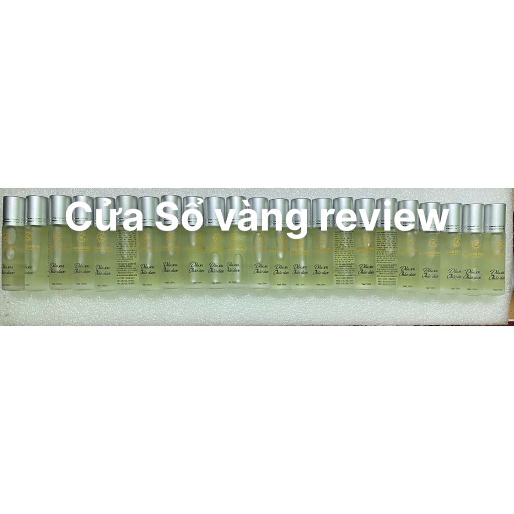 Dầu Xoa Thảo Dược Cửa Sổ Vàng Official Chính Hãng 10ml