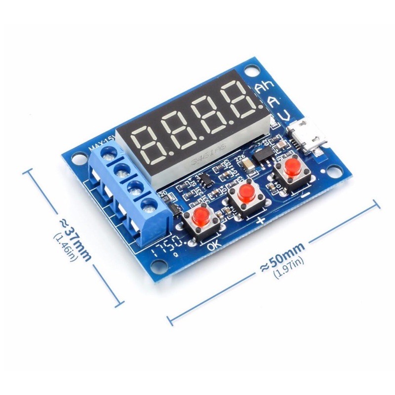 Mạch kiểm tra dung lượng pin 18650 (Bettery Tester)