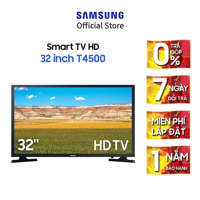 Smart Tivi LED SAMSUNG 32 Inch UA32T4500AKXXV – Miễn phí lắp đặt