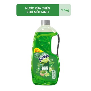 Nước rửa chén Sunlight Trà Nhật chai 1.5kg