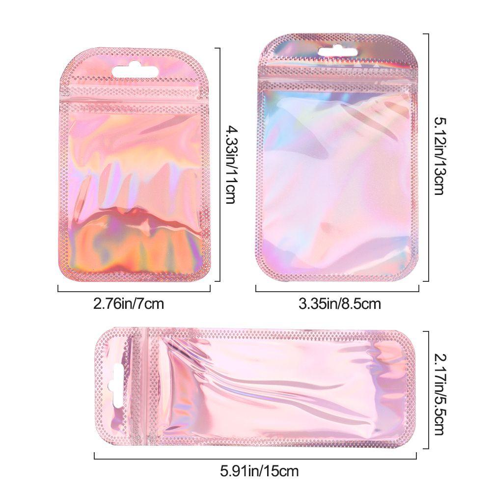 Set 50 Túi Zip Đựng Trang Sức Có Lỗ Treo Tiện Dụng