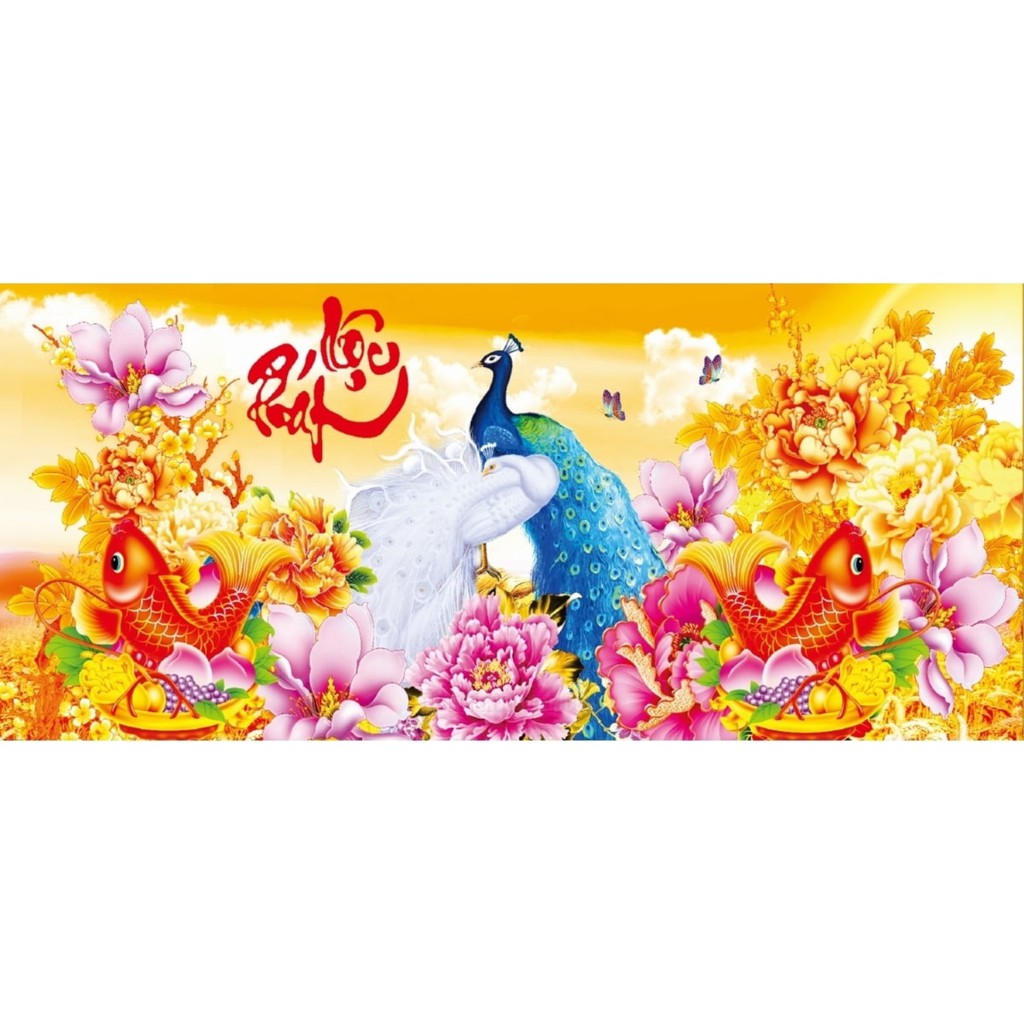 TRANH ĐÍNH ĐÁ LỘC PHÁT VS051 (113X50)