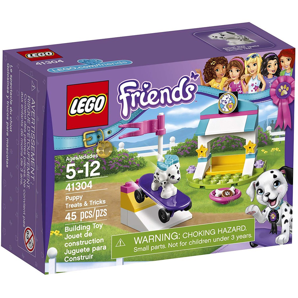 LEGO FRIENDS CHÍNH HÃNG - BỘ DỤNG CỤ HUẤN LUYỆN CÚN CƯNG - SKU 41304