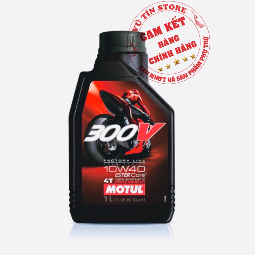 Dầu Nhớt Động Cơ Motul 300v Factory Line Road Racing 10W40 (Tem 3 Lớp Thị Trường EU)