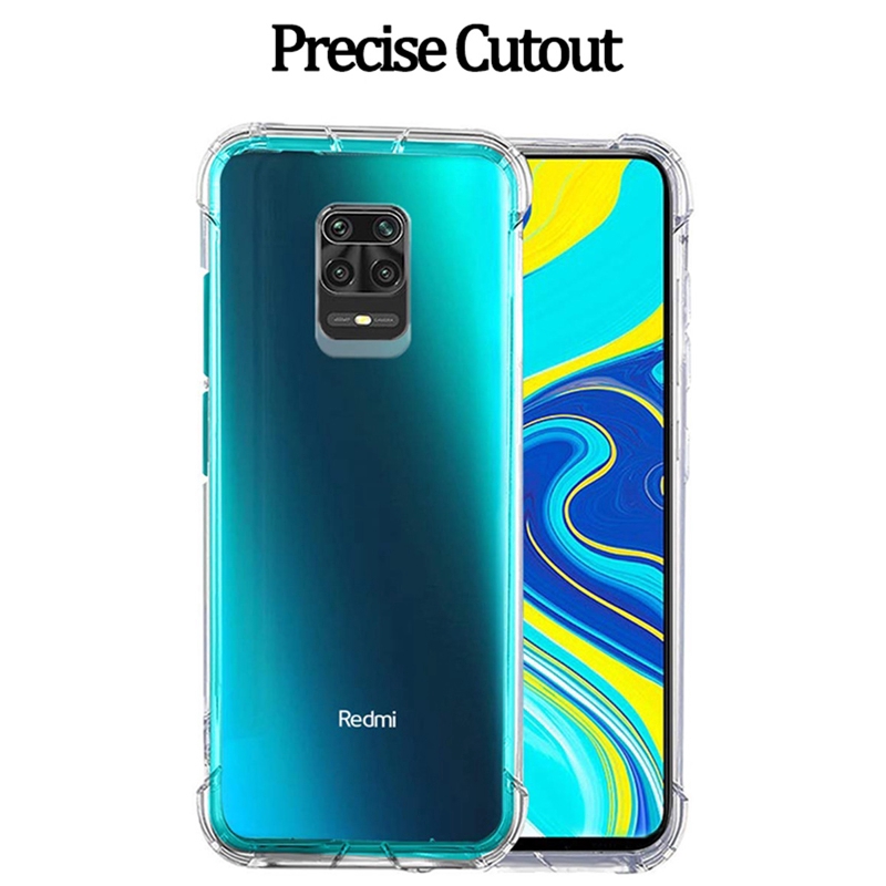 Xiaomi Redmi Note 9 Pro Note 9S Case Air Cushion Soft Silicone TPU Bumper Shockproof Cover