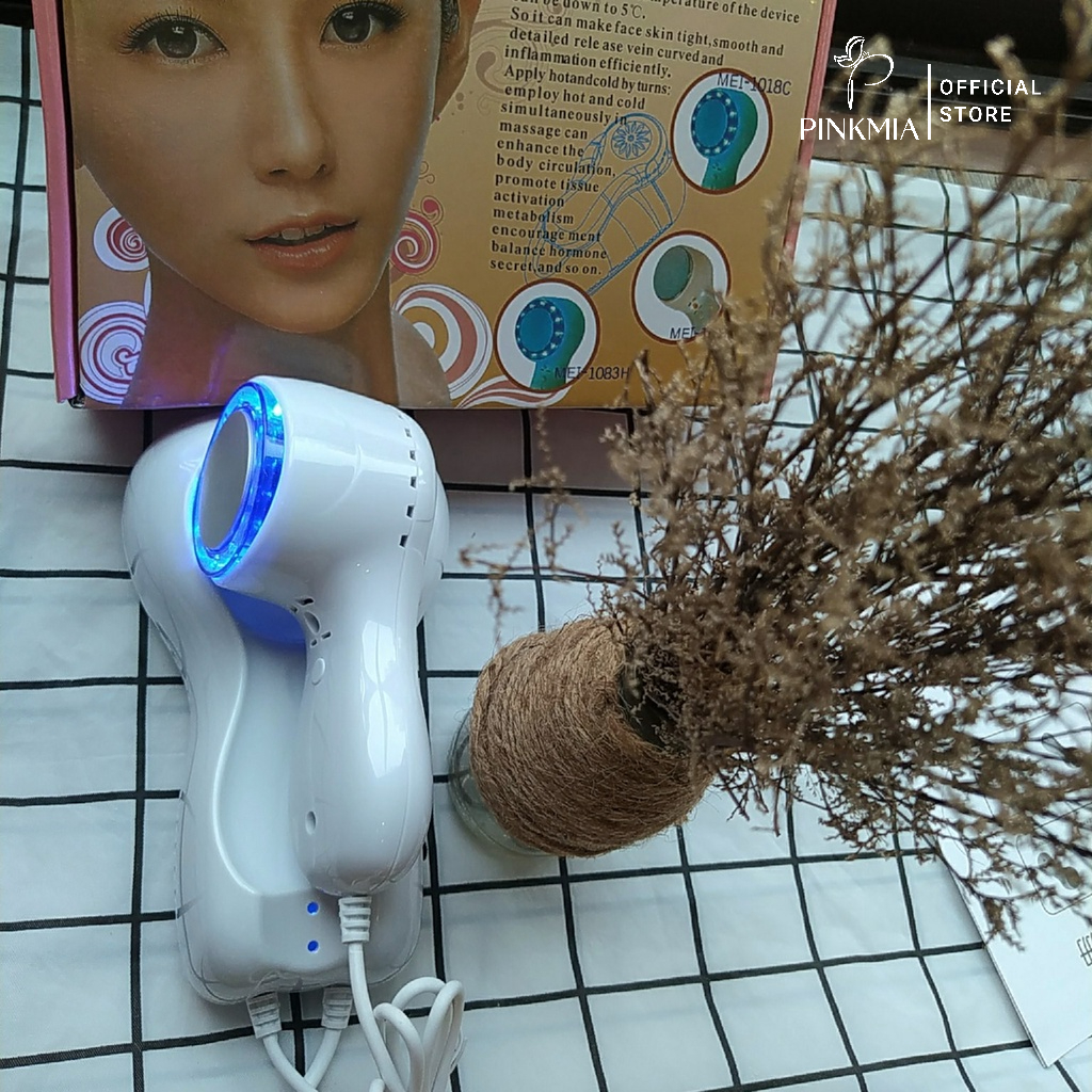 (Bảo Hành) Búa Lạnh Điện Di, Búa Lạnh Mini Có Đèn Dùng Trong Spa Bền Đẹp