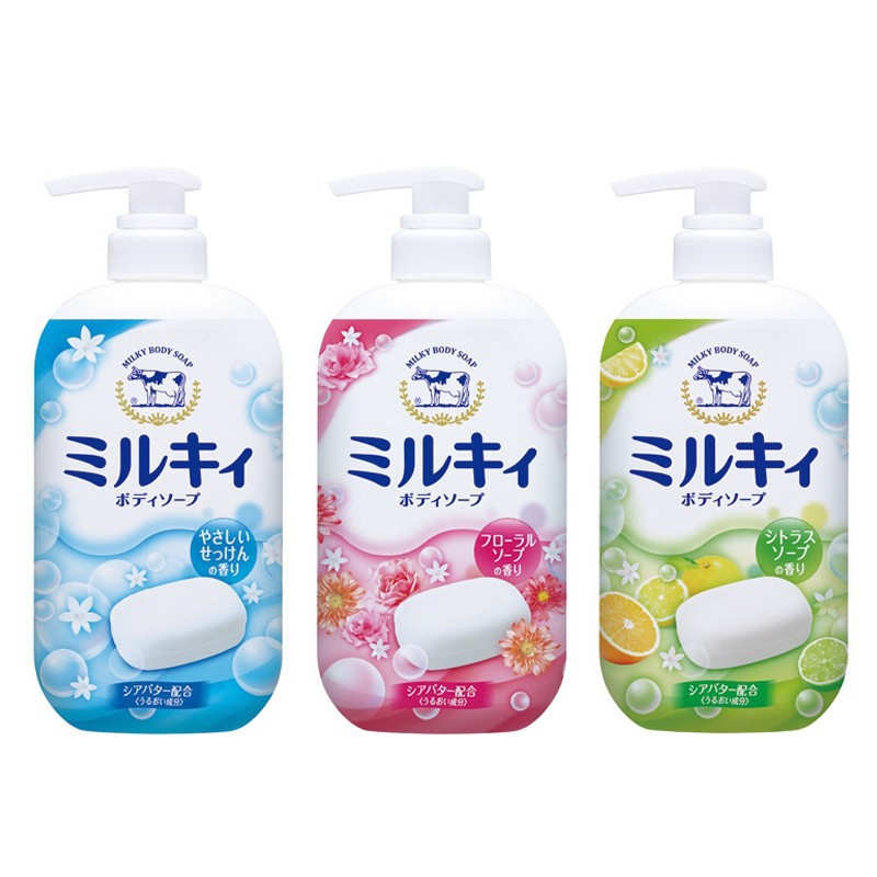 Sữa Tắm Milky Body Soap của Cow Brand 550ml