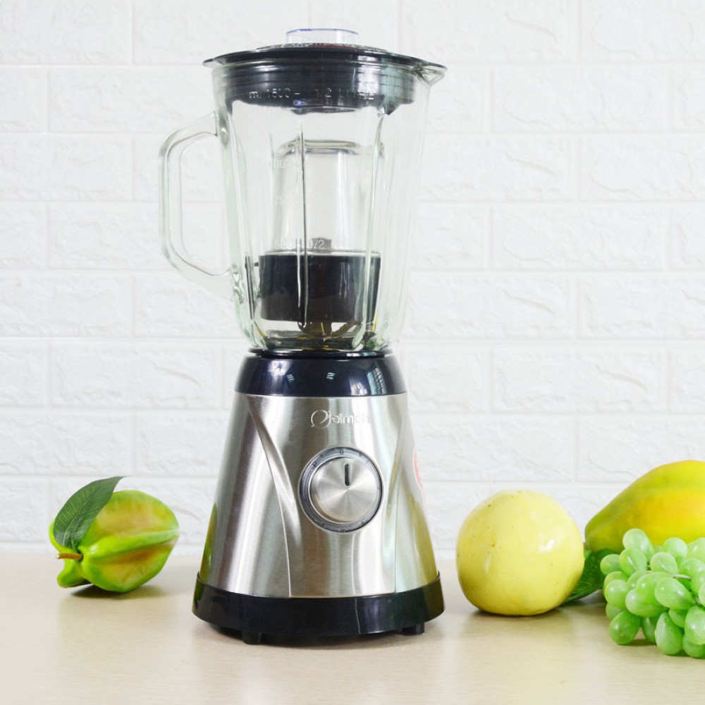 Máy Xay Sinh Tố Cối Thủy Tinh Blender Elmich BLE-6861 Chính Hãng CH Séc, Bảo Hành 25 Tháng