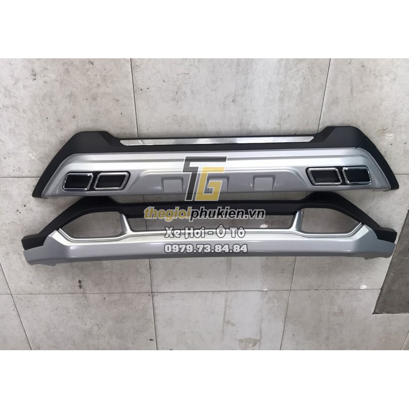 Hyundai Kona - Bộ sản phẩm ốp líp trước và líp sau nhựa ABS cao cấp