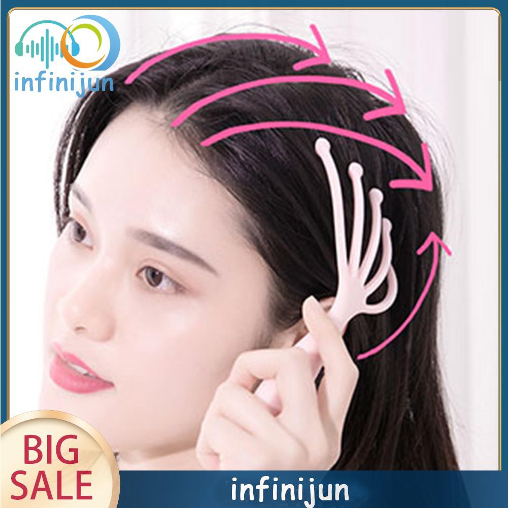 (Hàng Mới Về) Dụng Cụ Mát Xa Da Đầu Giảm Căng Thẳng Hình Bạch Tuộc