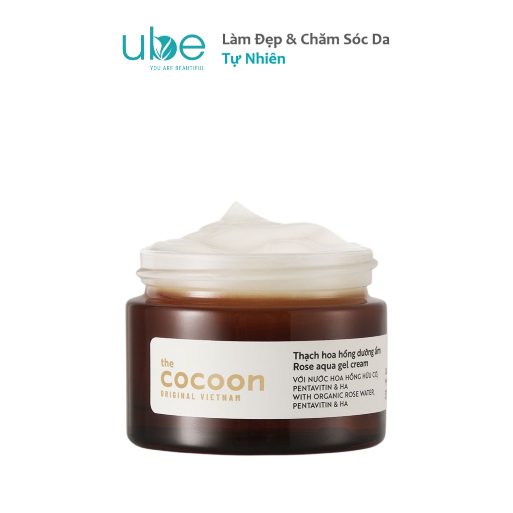 Thạch Hoa Hồng Dưỡng Ẩm Cocoon Se Khít Lỗ Chân Lông 30ml