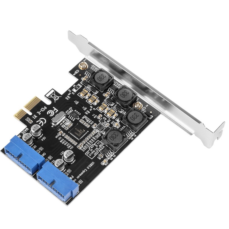 Card Chuyển Đổi PCI-e Sang 2 Cổng 19Pin USB 3.0 Cho PCI Express Thẻ