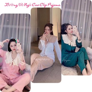 [MẪU ĐẸP ] Xưởng Đồ Ngủ Pyjama Bigsize Cao Cấp Mặc Nhà Đẹp Chất Satin Mát
