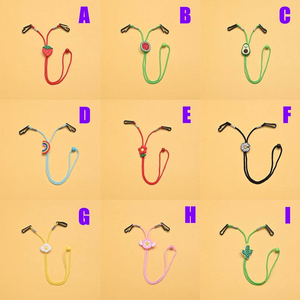 Dây Đeo Mắt Kính Chống Thất Lạc Hình Hoạt Hình Có Thể Điều Chỉnh Cho Người Lớn Và Trẻ Em