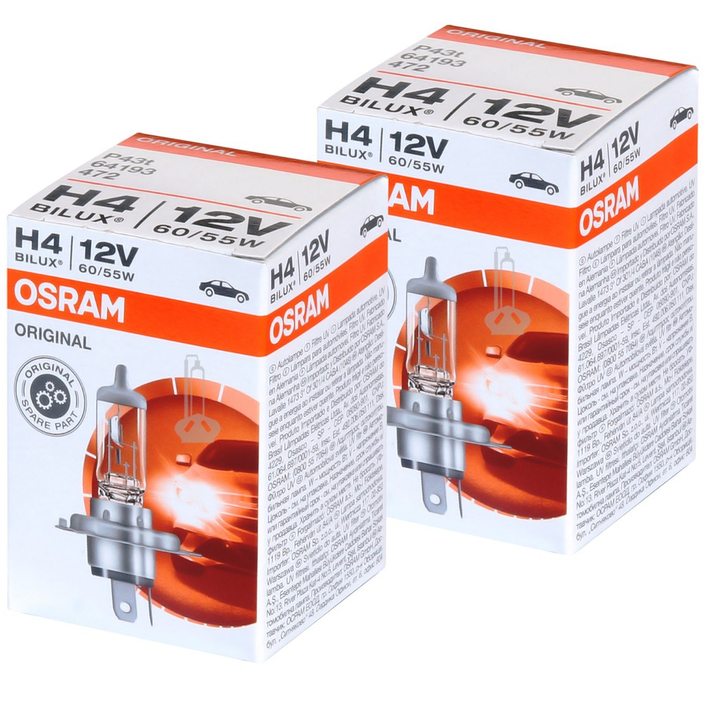 Bóng đèn pha ,cos ôtô xe máy OSRAM 12v 60/ 55W