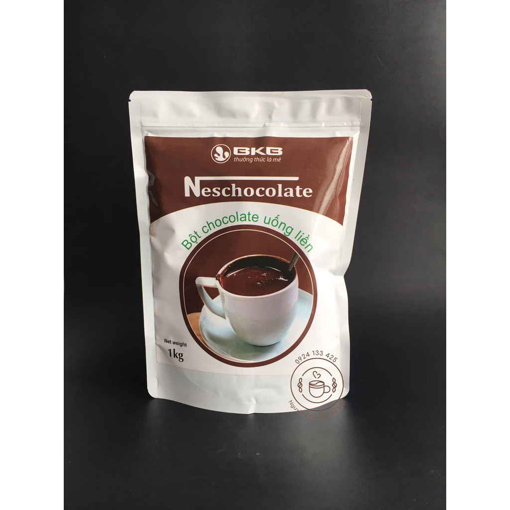 Bột chocolate nguyên chất pha trà sữa, sinh tố gói 1kg