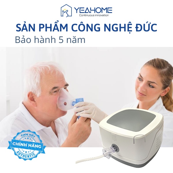 Máy Khí Dung Xông Mũi Họng Contec NE-J01 Sử Dụng Tại Nhà, Hàng Chính Hãng Chứng Nhận FDA Hoa Kỳ - Yeahome Care