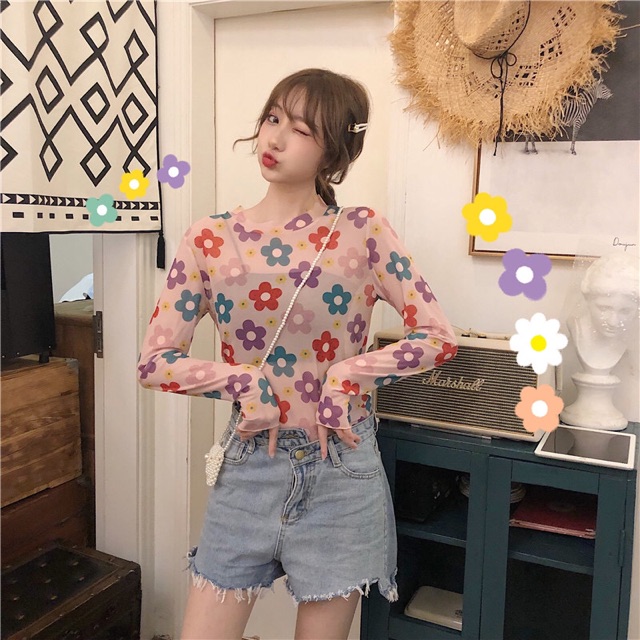 ÁO HOA ULZZANG
