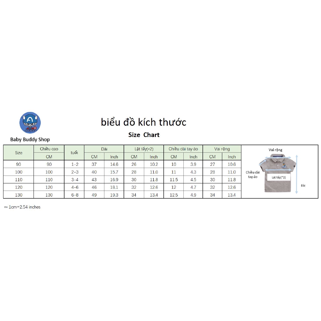 Áo Thun Polo Thời Trang Mùa Hè Cho Bé Trai Có 5 Màu Để Lựa Chọn