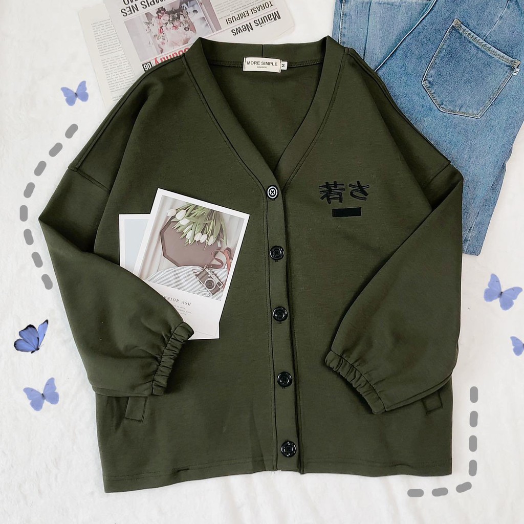 Áo khoác nỉ cardigan CUBE Ulzzang Unisex_ZooZoo