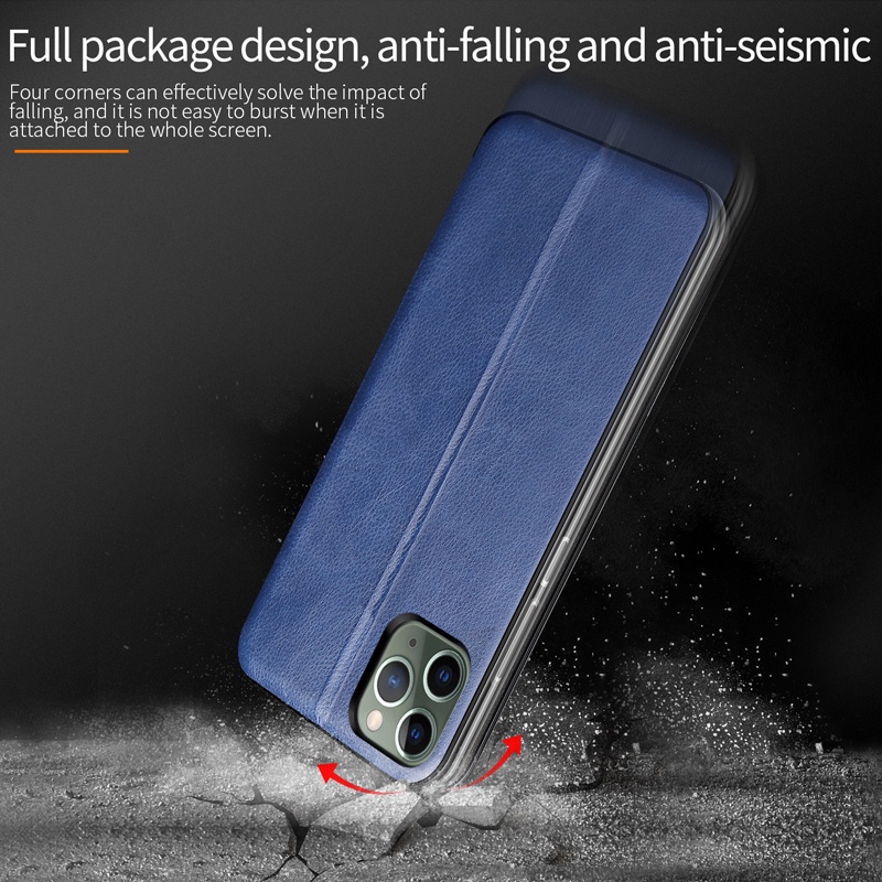 Bao Da PU Nắp Gập Từ Tính Kiểu Ví Kèm Giá Đỡ Sang Trọng Cho IPhone SE 2022 6 6s 7 8 Plus XR X XS Max