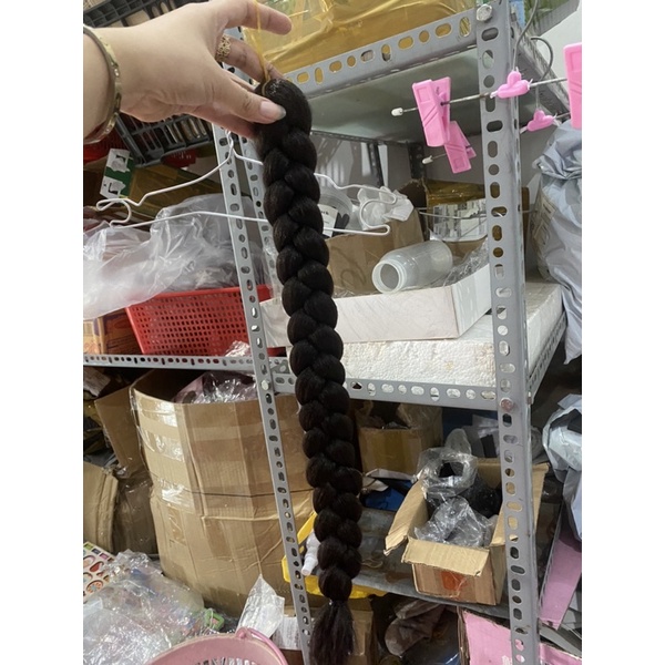 Tóc giả thắt bím dài 60cm ❤️ free ship 50k ❤️ giá 1 cái